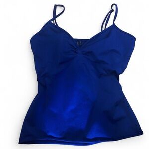 Guess Blue V-Neck Cami Tank Top